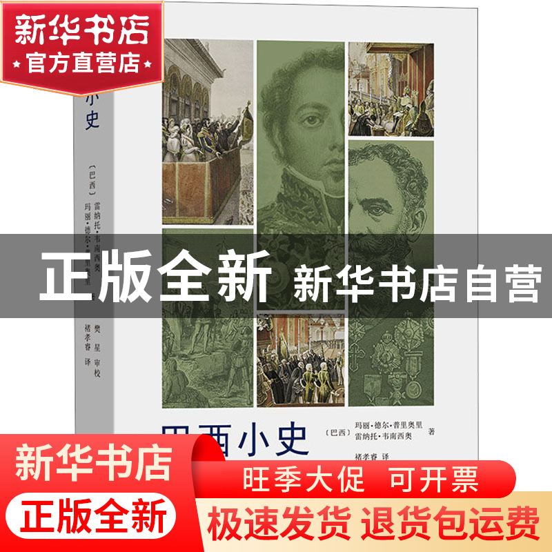 正版 巴西小史 [巴西]玛丽·德尔·普里奥里,[巴西]雷纳托·韦南西奥高清大图