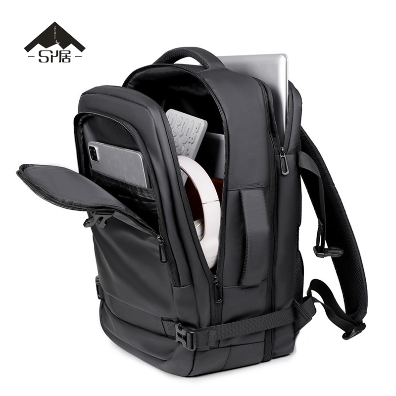 三人居 可扩容双肩包电脑包 SRJYY62 个高清大图