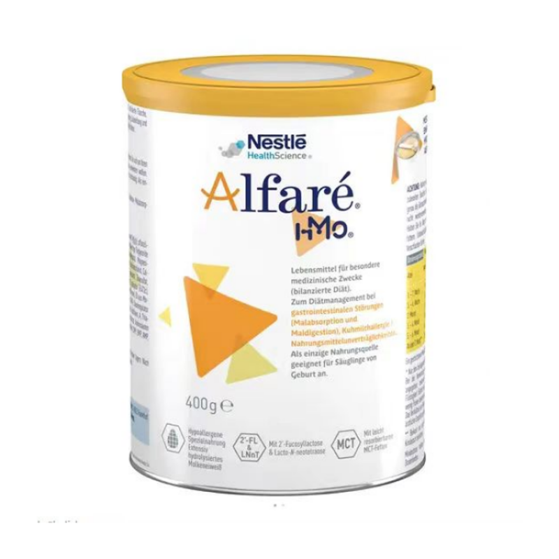 26年5月-原装进口德国雀巢Alfare蔼儿舒HMO深度水解婴幼儿奶粉 0-12个月 400g