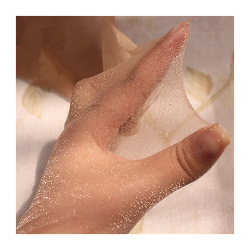 金丝连裤袜钢丝袜肤色超薄亮丝银丝油光亮闪珠光闪光丝袜子女性感