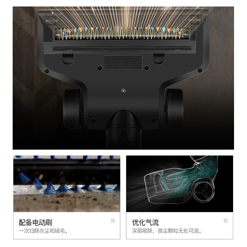飞利浦(Philips)手持立式二合一吸尘器FC6168 家用无线小型车载用强力除尘清洁扫地机手持式吸尘器