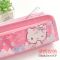 [迪士尼笔袋]女生大容量ins高颜值可爱小学生男生铅笔盒双层 Hello Kitty/1个