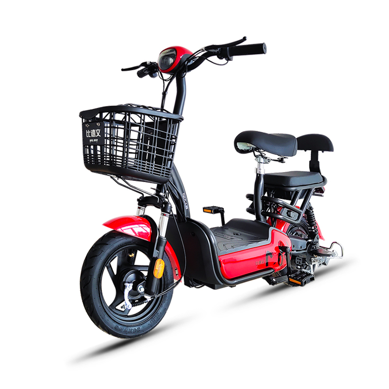 比德文新国标电动自行车迷你电动车小型电瓶车女士子母代步车可取