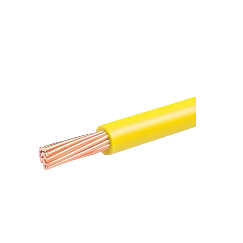 绵缆 铜芯聚氯乙烯绝缘电缆 BV-25黄色450/750V 米高清大图