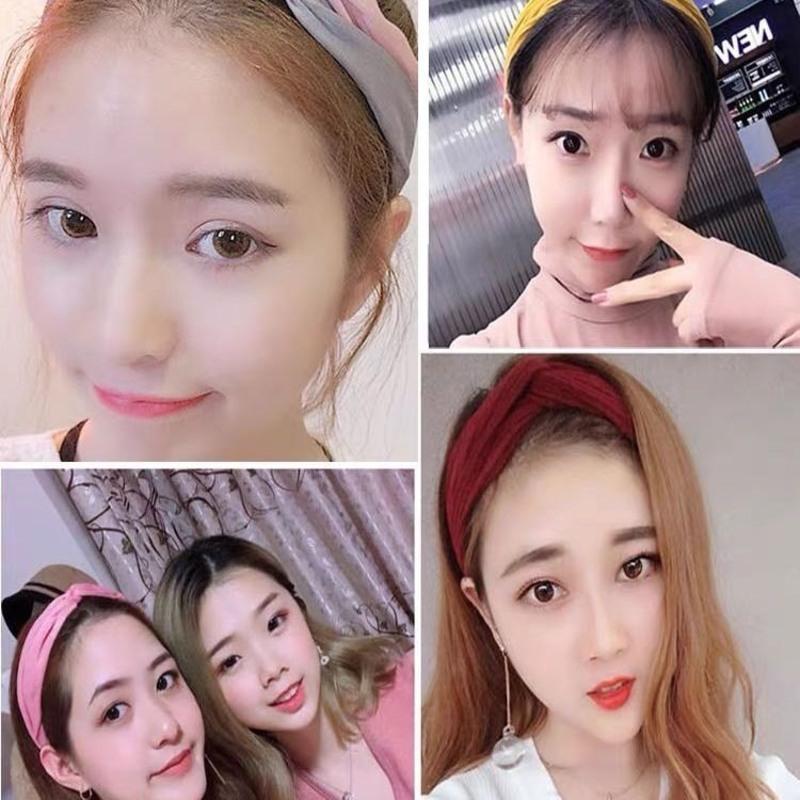 [2020新款眉贴]眉贴套装初学者永久连体防水懒人眉毛贴画眉神器 12种眉形混装 24对(48贴)