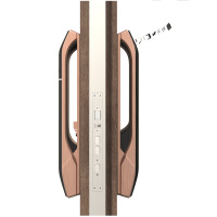 亚太天能(TENON)微信智能指纹锁家用指纹密码锁电子门锁 A7X 红古铜