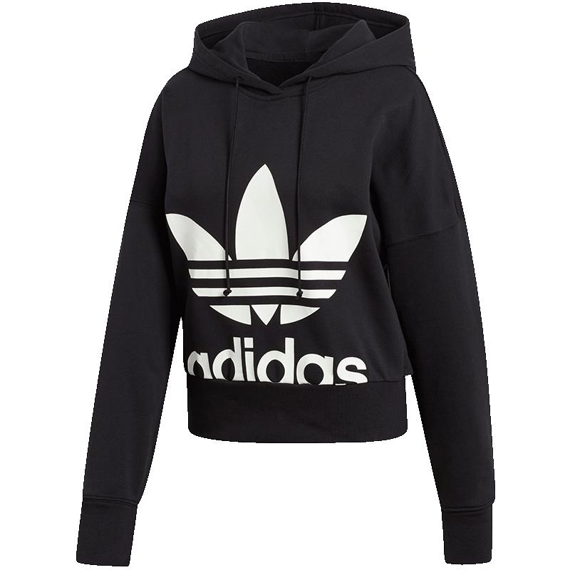 阿迪达斯(adidas)卫衣 阿迪达斯三叶草卫衣女装秋冬季新款运动服连帽