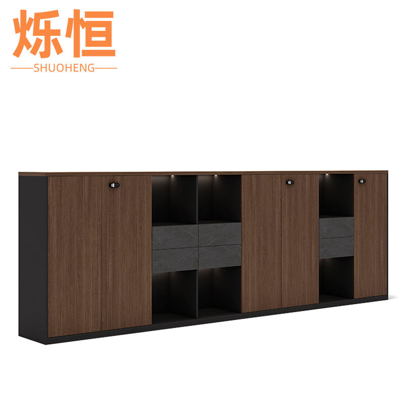 烁恒 矮柜 6抽5门 个高清大图