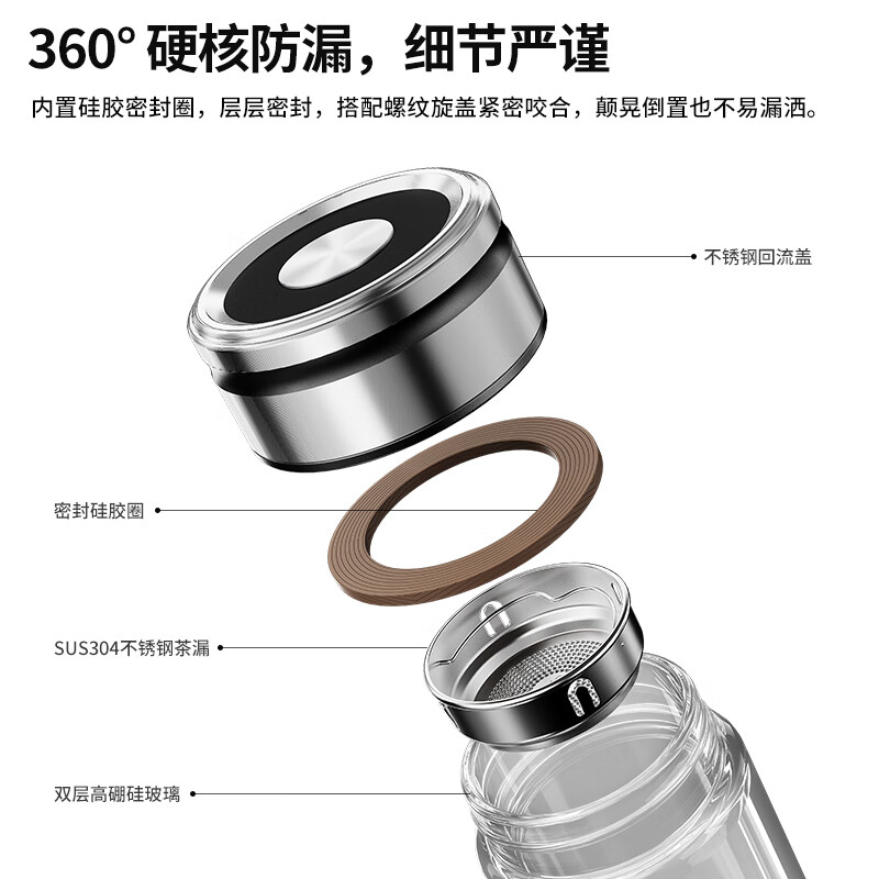 荣事达 RSDBJ014-FJ富贵玻璃杯高清大图