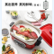 英国摩飞电器多功能锅多用途料理锅电烧烤锅煎锅电火锅家用电蒸锅清新绿MR9088