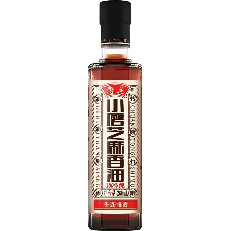 鲁花 香油 小磨芝麻香油 260ml