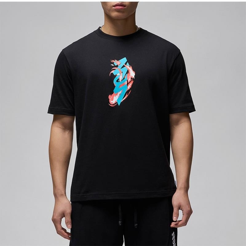 NIKE耐克短袖T恤JORDAN运动休闲针织圆领男装FN5349-010 D