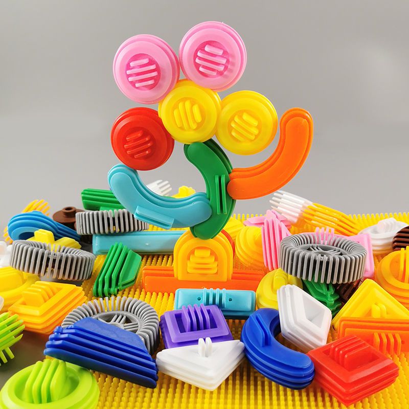 儿童软胶积木早教益智玩具婴儿01岁拼插拼装宝宝幼儿园室内玩