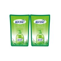 蓝月亮洗手液清香型杀菌消毒儿童家用芦荟精华抑菌家庭套装 补剂袋*2