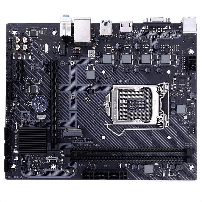 七彩虹H410M-T PRO V20主板+GT730K LP 2GD3显卡+英特尔i3 10100F盒装CPU处理器套装