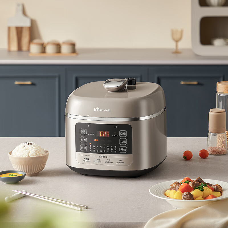 小熊(bear)5L家用大容量电压力锅YLB-B50H5高清大图