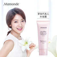 梦妆(Mamonde)洗面奶 花萃净透洁面膏 100ml 深层清洁补水保湿