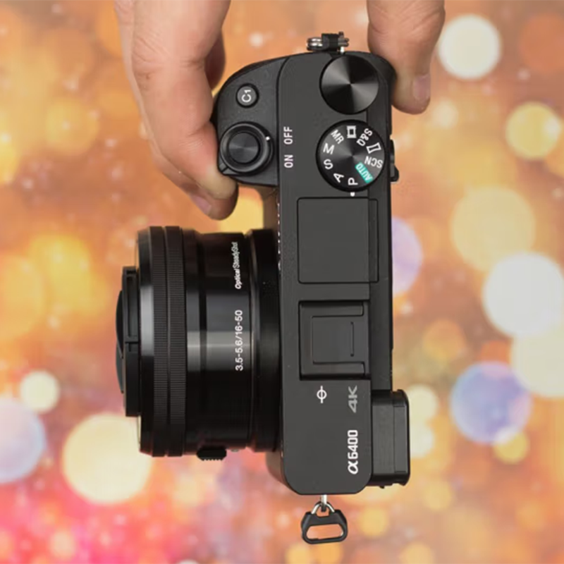 索尼ilce6400la6400微单数码相机vlong4k连拍1650镜头64g内存电池等