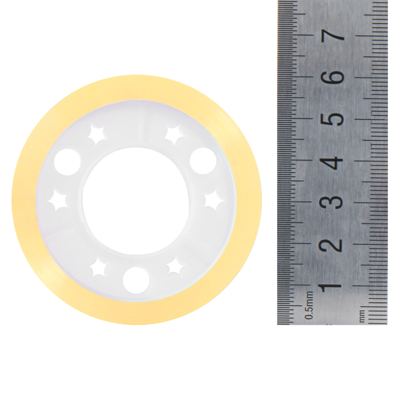得力30007彩色文具胶带8mm*30y*38um(混)(12卷/筒)30007*6筒