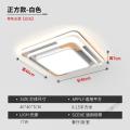 苏宁放心购北欧灯具客厅简约现代大气家用创意长方形大灯卧室灯饰led吸顶灯_500 默认尺寸 白色40CM【白光】
