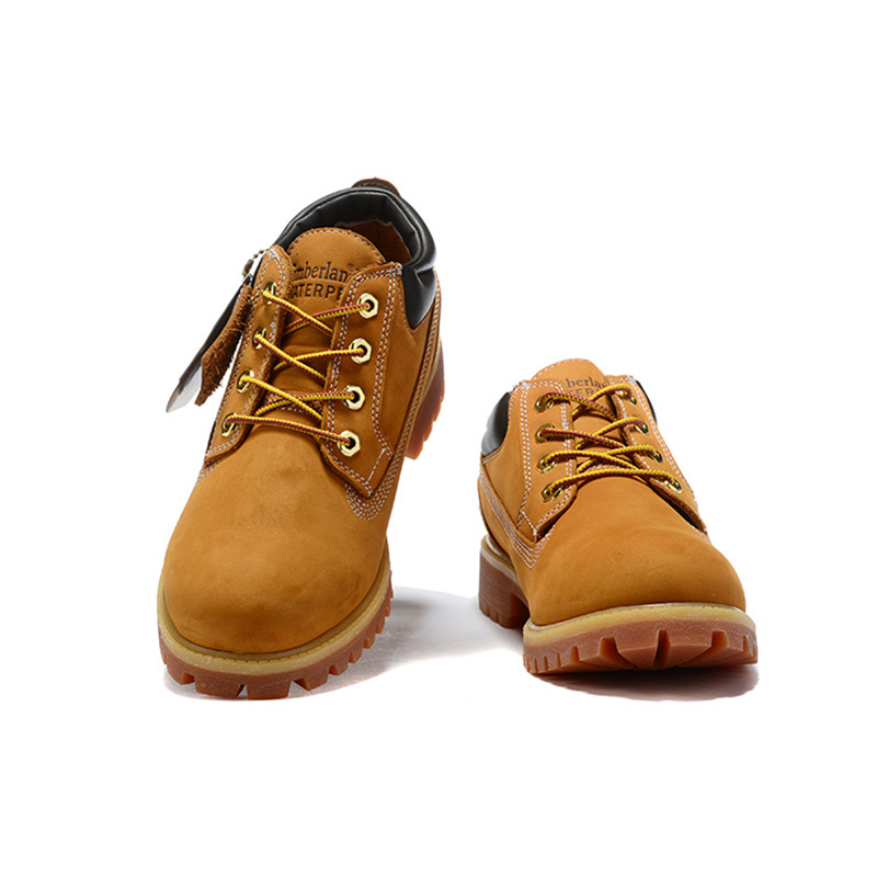 timberland添柏岚男子户外踢不烂男鞋防水中帮休闲鞋棕色经典款73538