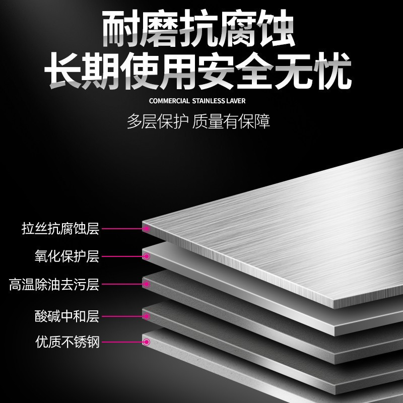 乐创厨房商用水槽 双槽1200*700*800