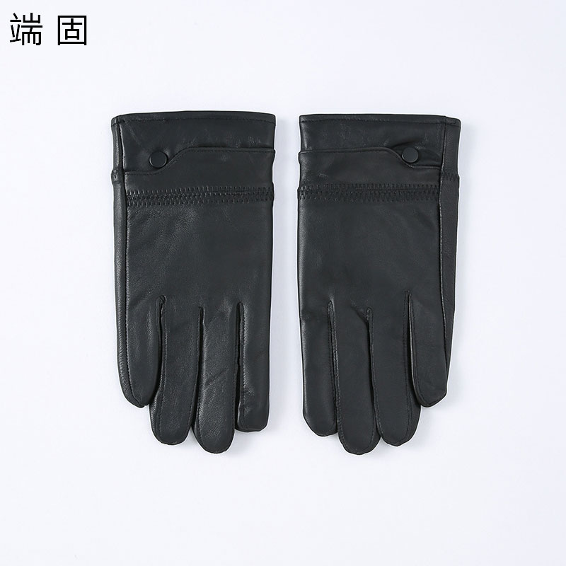 端固绵羊皮手套加绒D23T/副高清大图