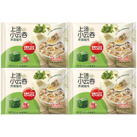 思念馄饨上汤小云吞荠菜猪肉三鲜馄饨速食馄饨荠菜猪肉400g*4袋