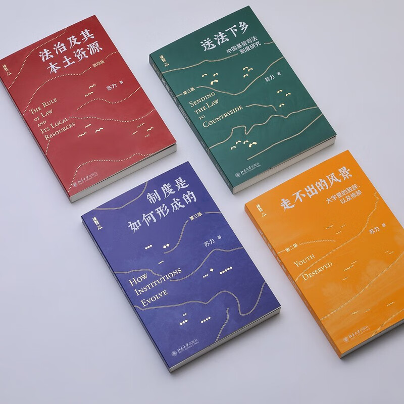 [正版]全4册2022全新再版 苏力作品集 走不出的风景+送法下乡中国基层司法制度研究+制度是如何形成的+法治及其本土资高清大图