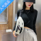 FENGHOUins日系暗黑风胸包包女2021新款时尚复古斜挎包百搭工装学生腰包腰包男
