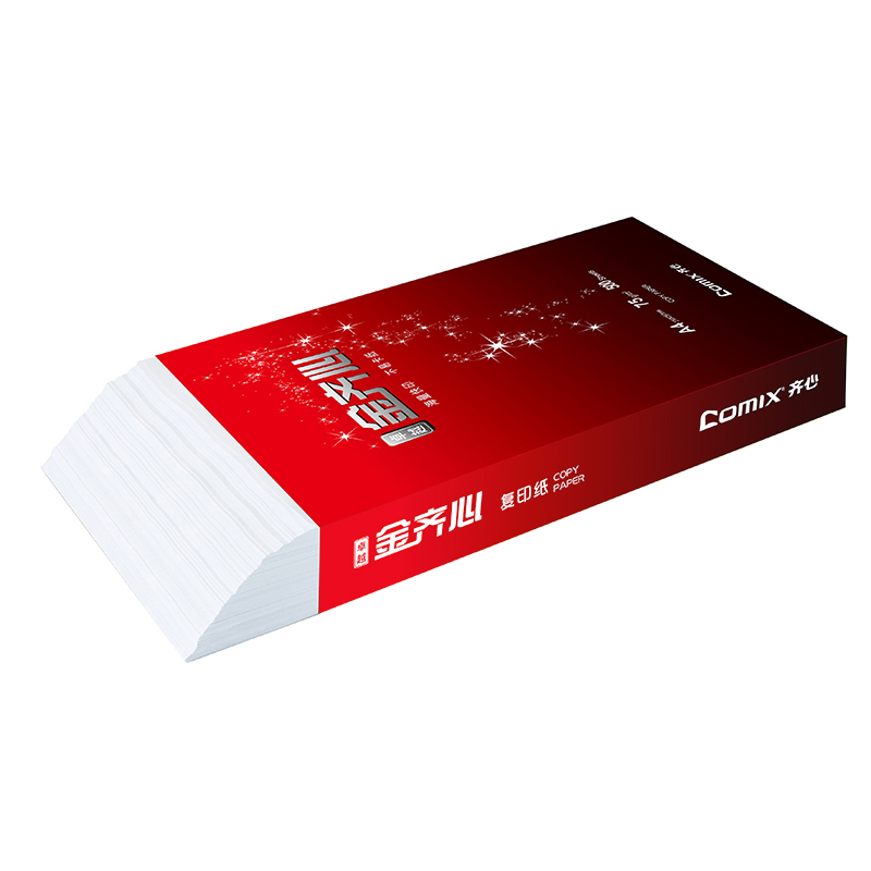 齐心 CA5883-5A 卓越金齐心复印纸 A3/85g 5包/箱 白高清大图