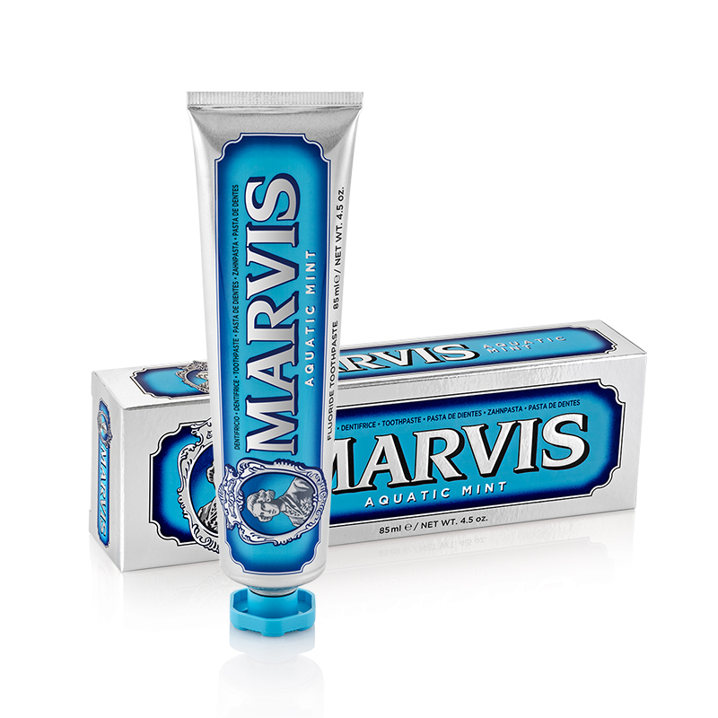 MARVIS玛尔仕海洋薄荷牙膏85ml 持久清新口气呵护牙龈