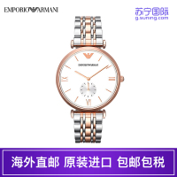 海外直邮欧美品牌原装进口包税EMPORIO ARMANI安普里奥阿玛尼手表时尚男表钢带男士石英表AR1723