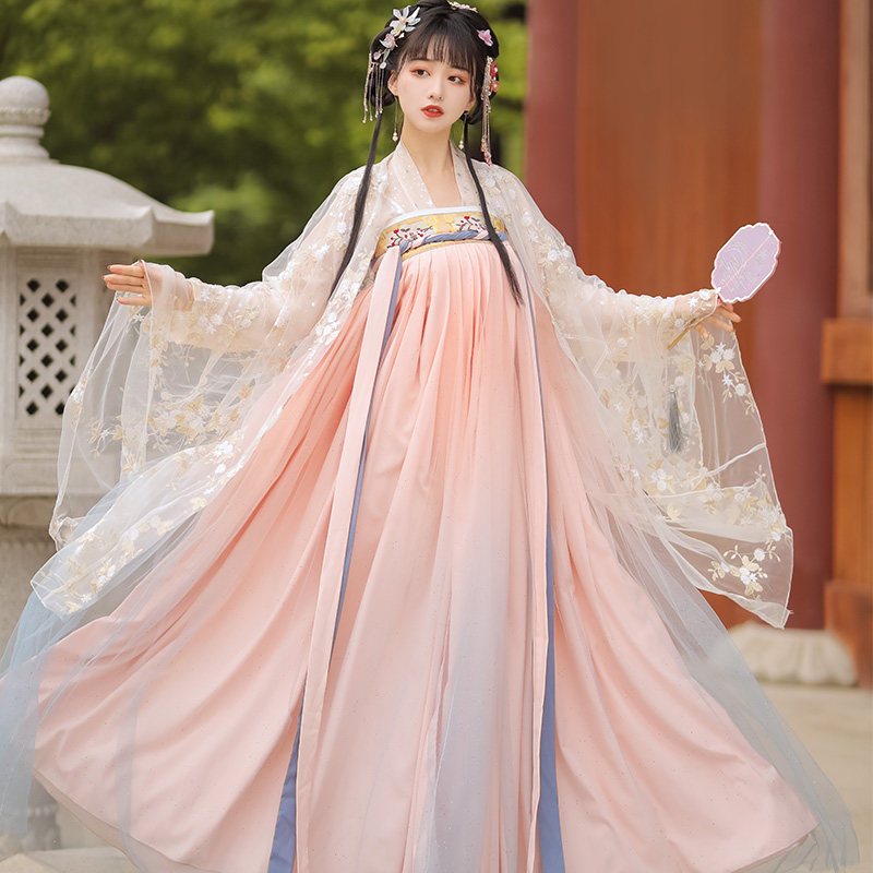 一衫才子 Yishancaizi 唐装 民族服装 舞台服装 中式服装 品牌好货 全套汉服女春夏季新款齐胸襦裙中国风夏 古装超仙 价格图片品牌报价 苏宁易购美辰服装专营店
