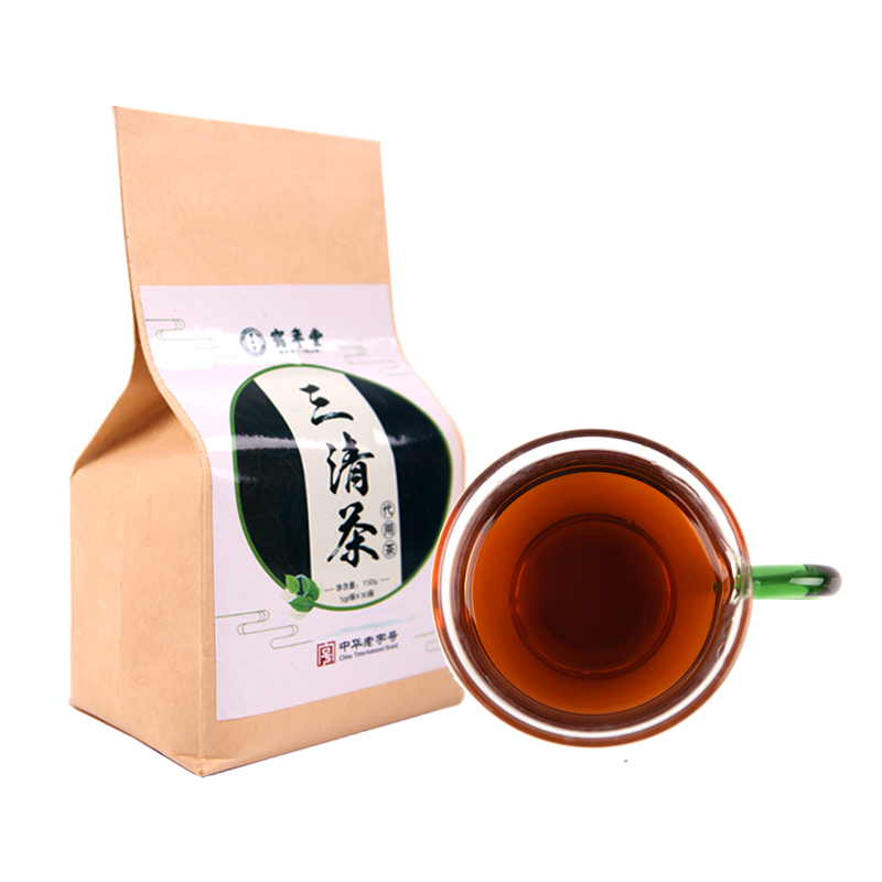 鹤年堂/三清茶草本调理肠胃腔除去口臭茶口气清新去口腔异味清肺润肺茶