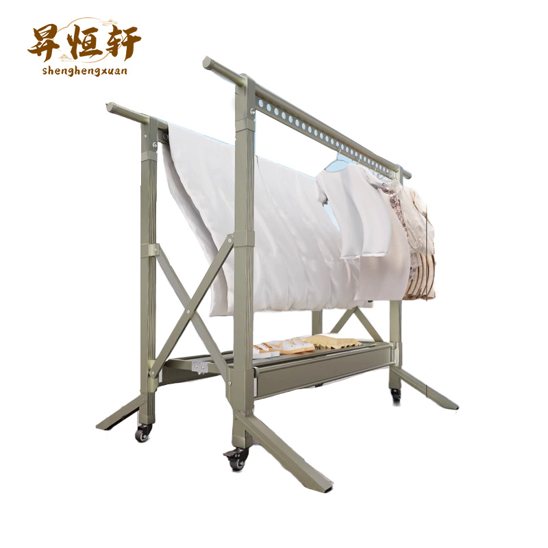 户外晾衣架落地室外阳台家用庭院晾晒衣架别墅防风露台加粗加厚 晾衣架 SHX-023 个高清大图