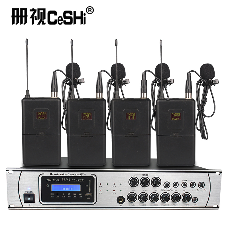 册视监控器材配件功放无线麦克风一体机一拖四KS-1000套高清大图