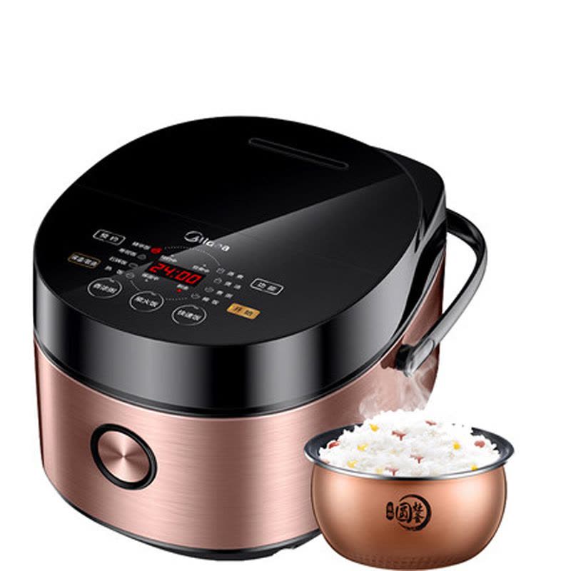 Midea 美的电饭煲 MB-FB40Easy501 微压快煮 24小时预约 内盖一键拆洗电饭锅4L/4升图片