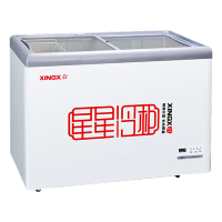 星星(XINGX) SD/SC-303B商用展示柜超市大容量卧式冷柜全冷冻冷藏冰柜雪糕海鲜丸子深底组合岛柜保鲜展示柜