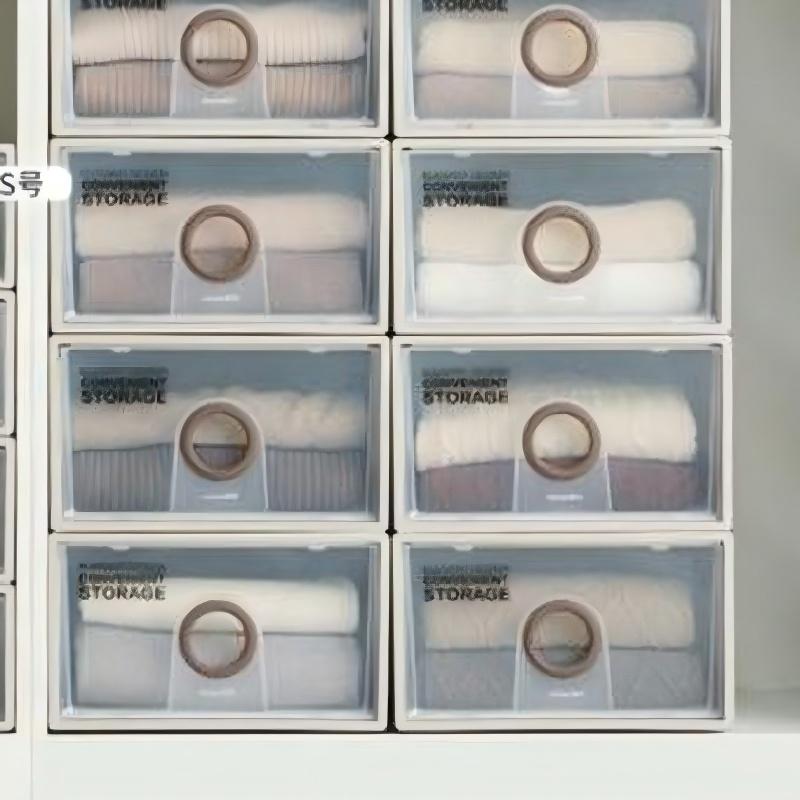 茶花伯纳抽屉式单层收纳柜A500L 40L/个高清大图