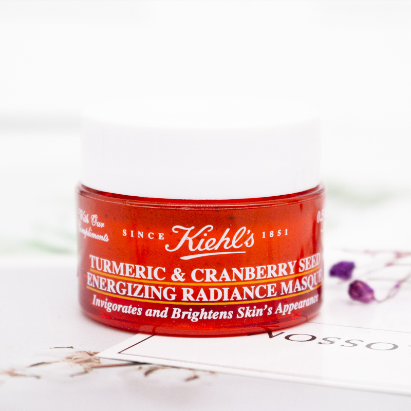 科颜氏Kiehl’s姜黄蔓越莓籽活力亮肤面膜14ml*2