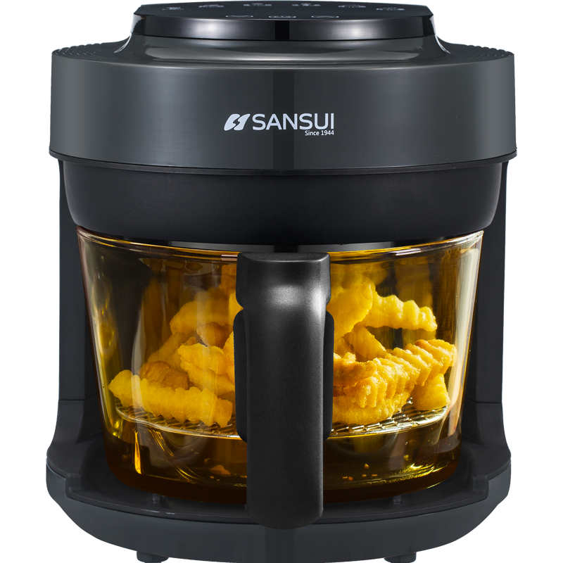 山水(sansui)智能空气炸锅SKZ-A23B可视化炸锅AF-910 黑色