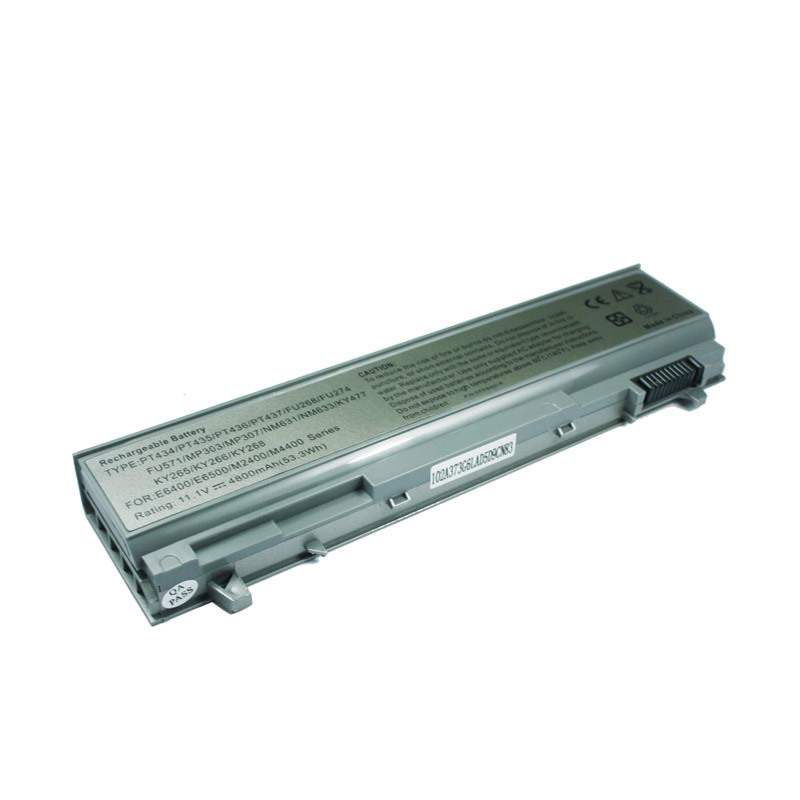 ARyee Batteria Per Laptop 5200mAh 10.8V/11.1V Compatibile Con Dell Latitude E6400 E6410 E6500 E6510 Precision M2400 M4400 M4500 - 6 Celle, 500 Cicli Di Ricarica