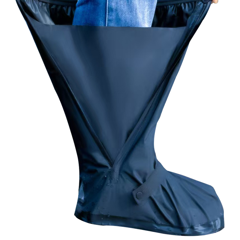 邦能之星雨鞋套高筒防水加厚耐磨防滑男款防雨便携鞋套下雨水鞋脚套女雨靴N58172高清大图