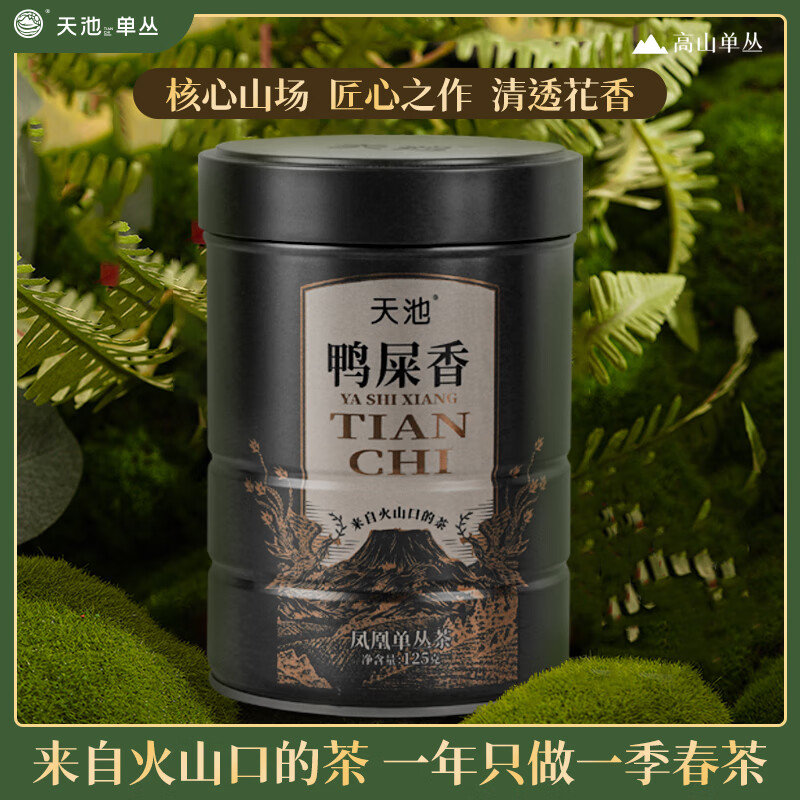 天池 茗茶 单丛 青山·鸭屎香125g/罐