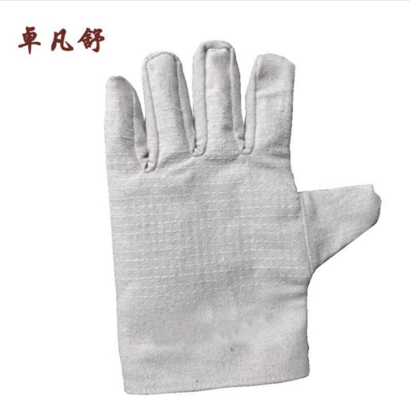 卓凡舒 帆布手套 白甲双层24线 双图片