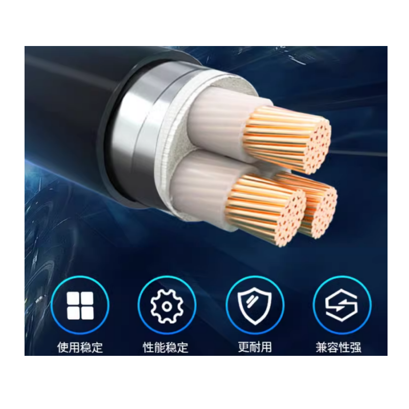 津达线缆 钢带铠装电力电缆电压0.6/1kv YJV22-3*6mm² 米高清大图