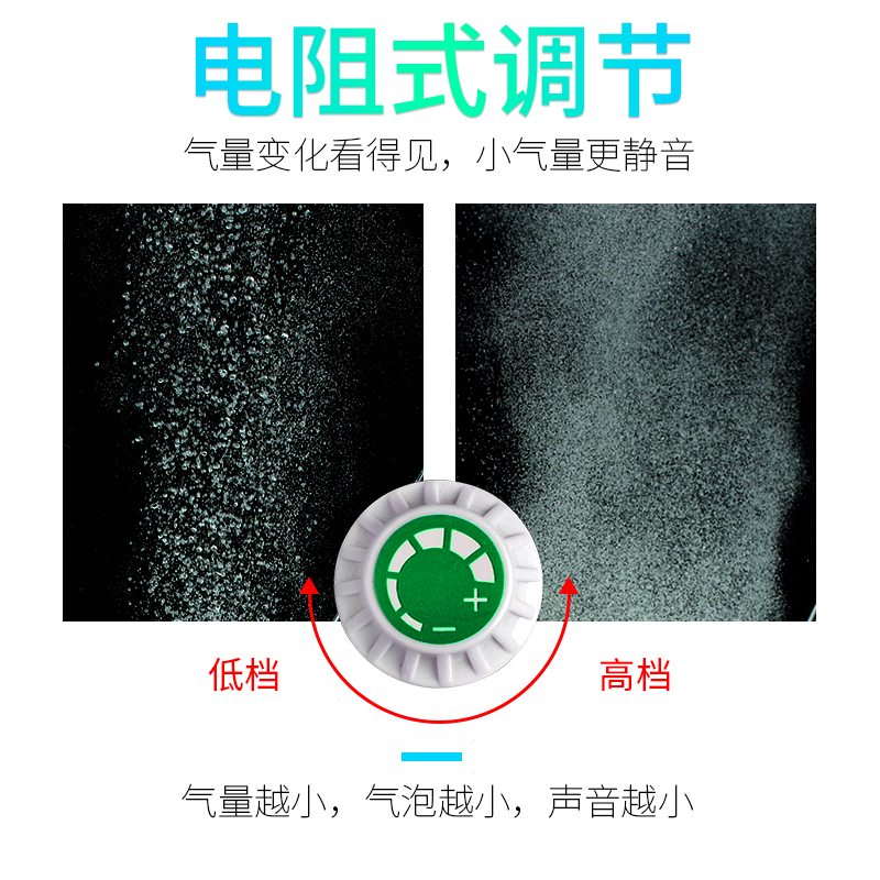 鱼缸增氧泵氧气泵养鱼池泵水族箱海鲜打氧机卖鱼大型增氧器高清大图