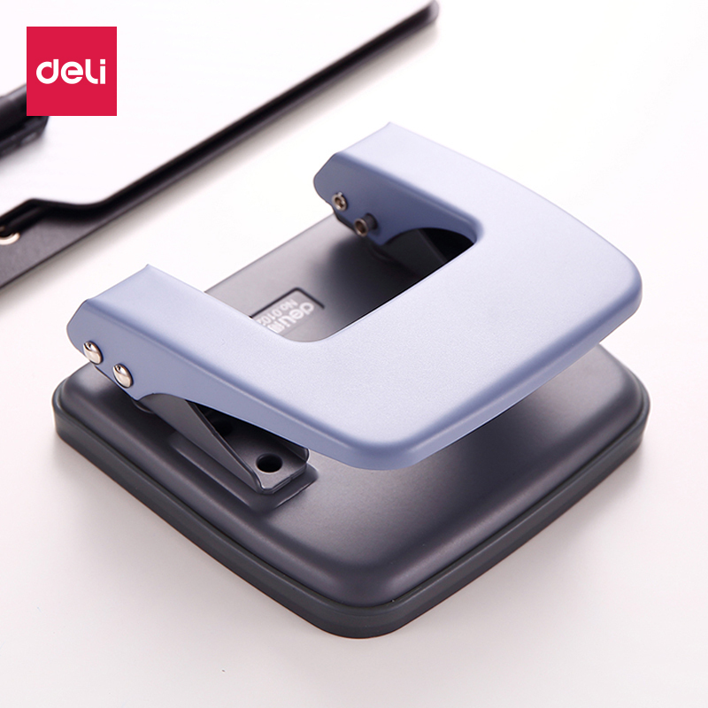 得力deli0102双孔打孔器打孔机20页手动打孔机打孔器办公用品