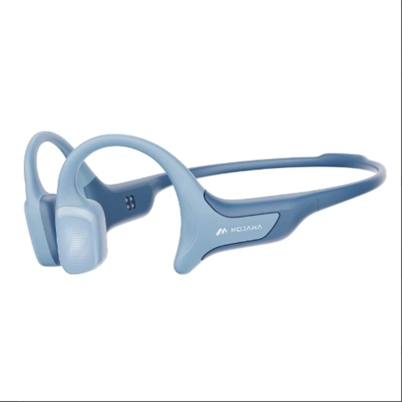 墨觉HaptiFit Terra智能骨传导耳机 ,浅蓝色高清大图